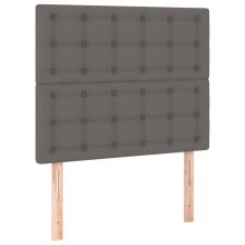 vidaXL 2 db szürke műbőr fejtámla 100x5x78/88 cm (3116420) ágy és ágykellék