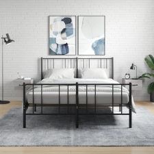 vidaXL 2 db szürke sonoma falra szerelhető éjjeliszekrény 35x35x20 cm bútor