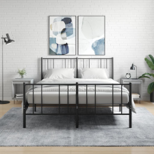 vidaXL 2 db szürke sonoma színű éjjeliszekrény 40 x 35 x 50 cm bútor