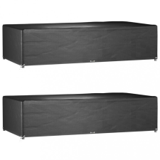 vidaXL 2 db téglalap alakú kerti bútorhuzat 12 fűzőlyukkal 315x160x75 kerti bútor