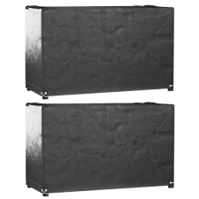 vidaXL 2 db téglalap alakú kerti bútorhuzat 8 fűzőlyukkal 170x94x70 cm kerti bútor