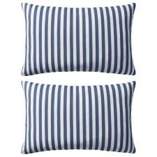 vidaXL 2 db tengerészkék csíkos kültéri párna 60 x 40 cm lakástextília