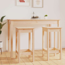 vidaXL 2 db tömör fenyőfa bárszék 40 x 40 x 78 cm bútor