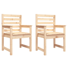 vidaXL 2 db tömör fenyőfa kerti szék 60x48x91 cm (824053) kerti bútor