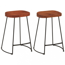 vidaXL 2 db tömör mangófa Gavin bárszék 45x40x63 cm bútor