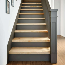vidaXL 2 db tömör tölgyfa lépcsőfokok kezeletlen 80x25x2 cm építőanyag