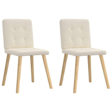 vidaXL 2 db vászon étkezőszék bútor