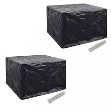 vidaXL 2 db védőhuzat 4 személyes polyrattan szetthez 113 x 113 cm kerti bútor