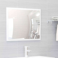 vidaXL 2 részes magasfényű fehér forgácslap fürdőszobai bútorszett fürdőszoba bútor