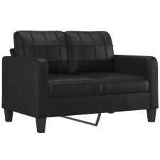 vidaXL 2 személyes fekete műbőr kanapé 120 cm (359112) bútor