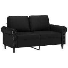 vidaXL 2 személyes fekete műbőr kanapé 120 cm (359499) bútor