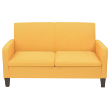 vidaXL 2 személyes sárga kanapé 135 x 65 x 76 cm (244710) bútor