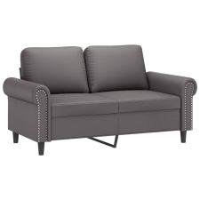 vidaXL 2 személyes szürke műbőr kanapé 120 cm (359501) bútor