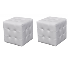 vidaXL 2 x kocka puff fehér bútor