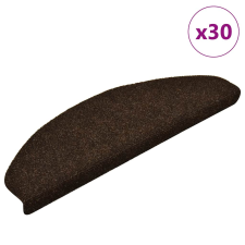 vidaXL 30 db barna öntapadó lépcsőszőnyeg 65x21x4 cm lakástextília