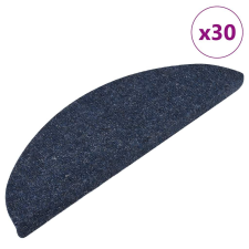 vidaXL 30 db kék öntapadó lépcsőszőnyeg 56 x 17 x 3 cm lakástextília