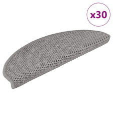vidaXL 30 db lépcsőszőnyegek öntapadós szizál kinézetű 65x21x4 cm lakástextília