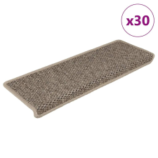 vidaXL 30 db lépcsőszőnyegek öntapadós szizál kinézetű 65x21x4 cm lakástextília