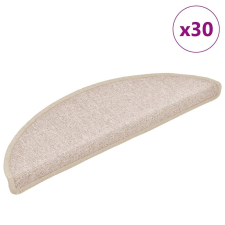 vidaXL 30 db tópszínű lépcsőszőnyeg 56x17x3 cm lakástextília