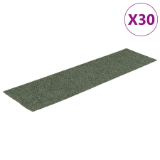 vidaXL 30 db zöld lépcsőszőnyeg öntapadós téglalap alakú 76x20 cm (3365732) lakástextília