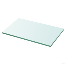 vidaXL 30x15 cm átlátszó panel üvegpolc bútor