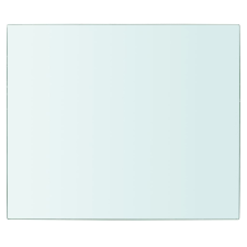 vidaXL 30x25 cm átlátszó panel üvegpolc (243810) bútor