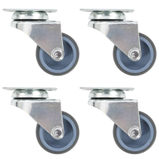 vidaXL 32 db dupla kerekes önbeálló görgő 50 mm szerszámkészlet