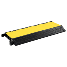 vidaXL 3 csatornás gumi kábeltaposó 93 cm kábel és adapter