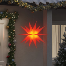 vidaXL 3 db összecsukható piros morva csillag lámpa LED-del 100 cm karácsonyfa izzósor
