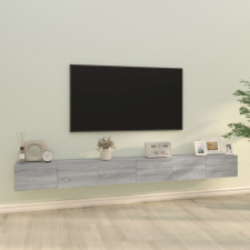 vidaXL 3-részes szürke sonoma színű szerelt fa TV-szekrényszett bútor
