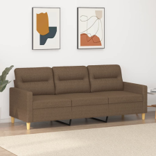 vidaXL 3 személyes barna szövetkanapé 180 cm bútor