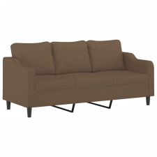 vidaXL 3 személyes barna szövetkanapé 180 cm (359370) bútor