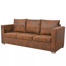 vidaXL 3-személyes, műbőr kanapé 191 x 73 82 cm bútor