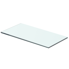 vidaXL 40x15 cm átlátszó panel üvegpolc fürdőszoba kiegészítő