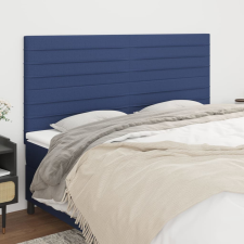 vidaXL 4 db kék szövet fejtámla 100x5x78/88 cm ágy és ágykellék