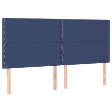vidaXL 4 db kék szövet fejtámla 90x5x78/88 cm (3116212) ágy és ágykellék