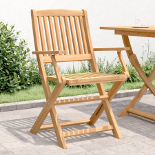 vidaXL 4 db összecsukható tömör akácfa kerti szék 57,5x54,5x90 cm kerti bútor
