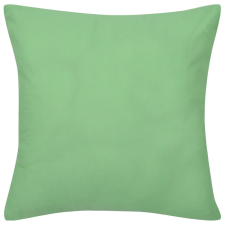 vidaXL 4 db pamut párnahuzat 40 x 40 cm almazöld (130925) lakástextília