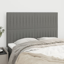vidaXL 4 db sötétszürke szövet fejtámla 72 x 5 x 78/88 cm ágy és ágykellék