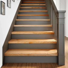 vidaXL 4 db tömör tölgyfa világosbarna lépcsőfokok 90x30x2 cm építőanyag