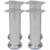 vidaXL 4 kerek fotel króm láb 180 mm