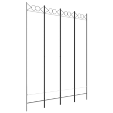 vidaXL 4 paneles fehér szövet térelválasztó 160x200 cm (350150) bútor