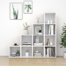 vidaXL 4 részes fehér forgácslap TV-szekrényszett bútor