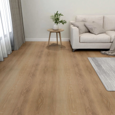 vidaXL 55 db barna öntapadó PVC padlólap 5,11 m² lakástextília