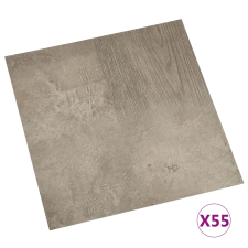 vidaXL 55 db szürke öntapadó PVC padlólap 5,11 m² építőanyag