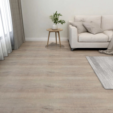 vidaXL 55 db tópszínű öntapadó PVC padlólap 5,11 m² lakástextília