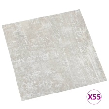 vidaXL 55 db világosszürke öntapadó PVC padlólap 5,11 m² (324674) járólap