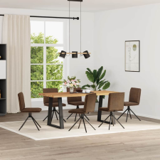 vidaXL 6 db barna művelúr étkezőszék bútor