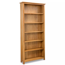 vidaXL 6 szintes tölgyfa könyvespolc 80 x 22,5 180 cm bútor