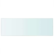 vidaXL 70x25 cm átlátszó panel üvegpolc bútor